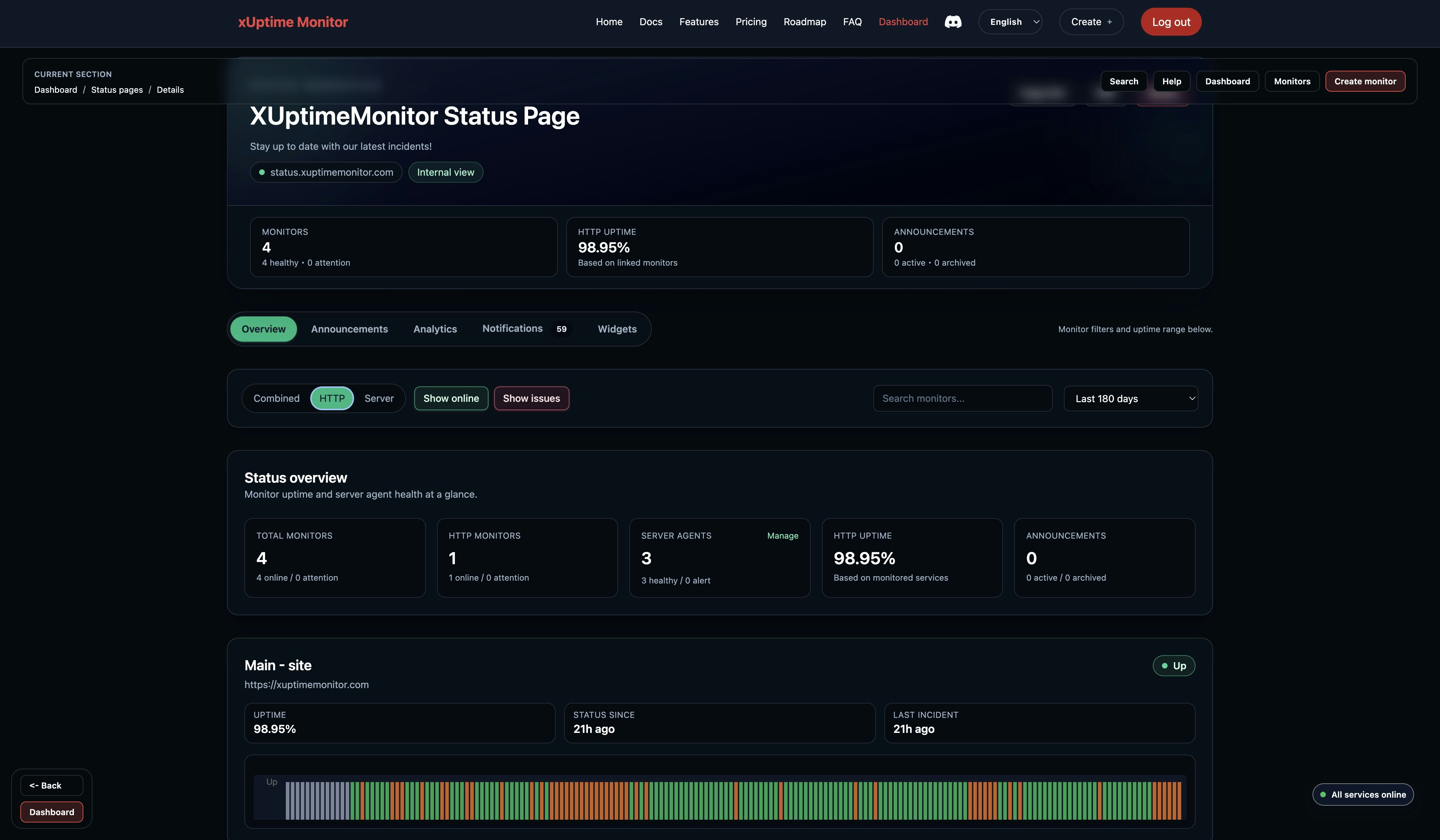 xUptimeMonitor gallery image