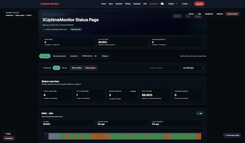 xUptimeMonitor screenshot 6