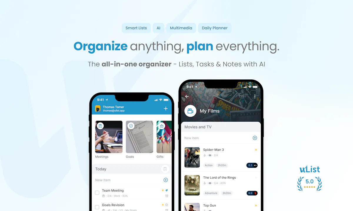 uList: Smart Lists
