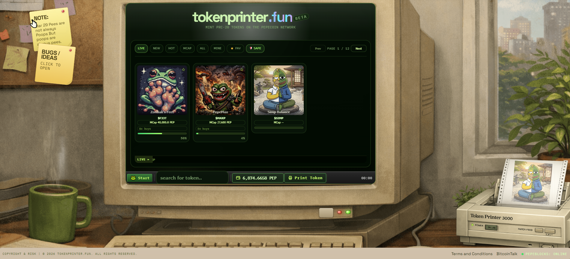 TokenPrinter.fun gallery image