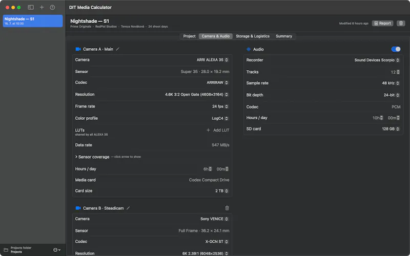 DIT Media Calculator  screenshot 3
