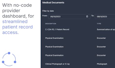 360-Grad-Einblick in Patientengesundheitsdaten, bereitgestellt von der Metriport-API.