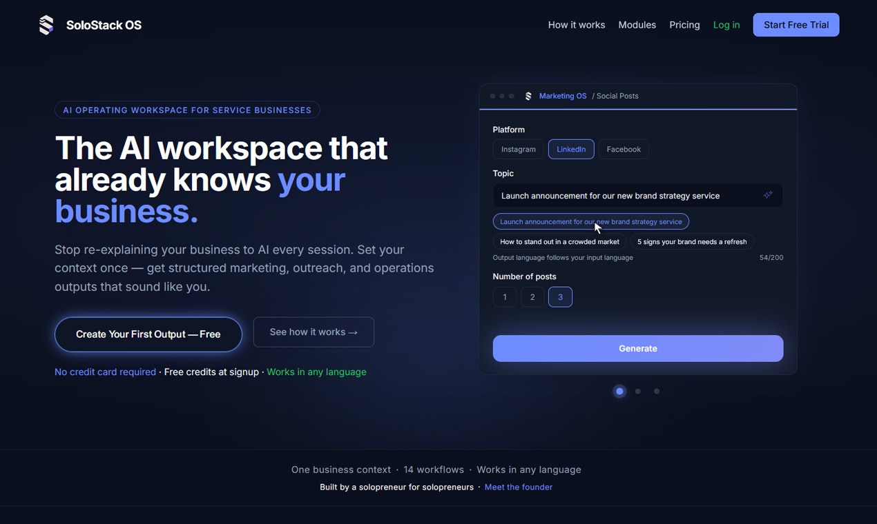 SoloStack OS gallery image