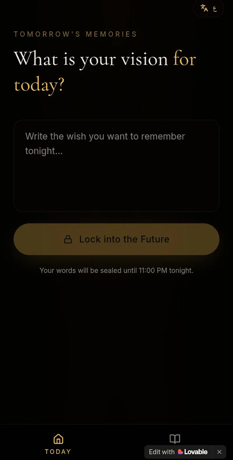 Tomorrow's Memories screenshot 2