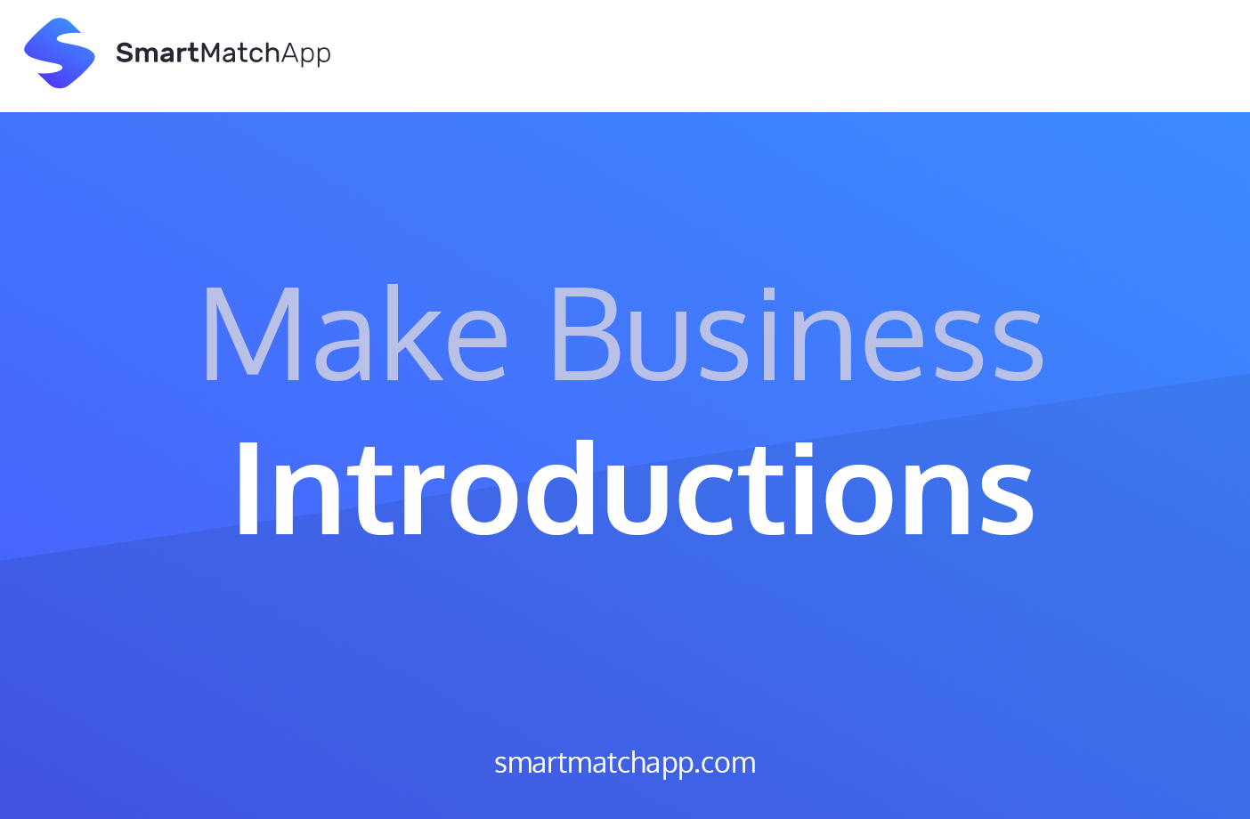 Poll option SmartMatchApp Make Business Introductions image