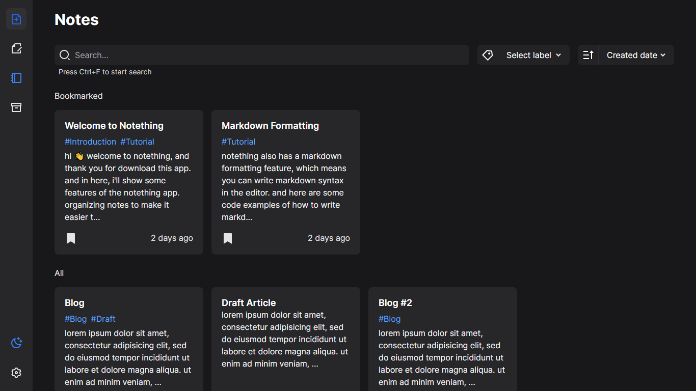 Notething gallery image