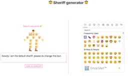 Howdy - Sheriff generator media 1
