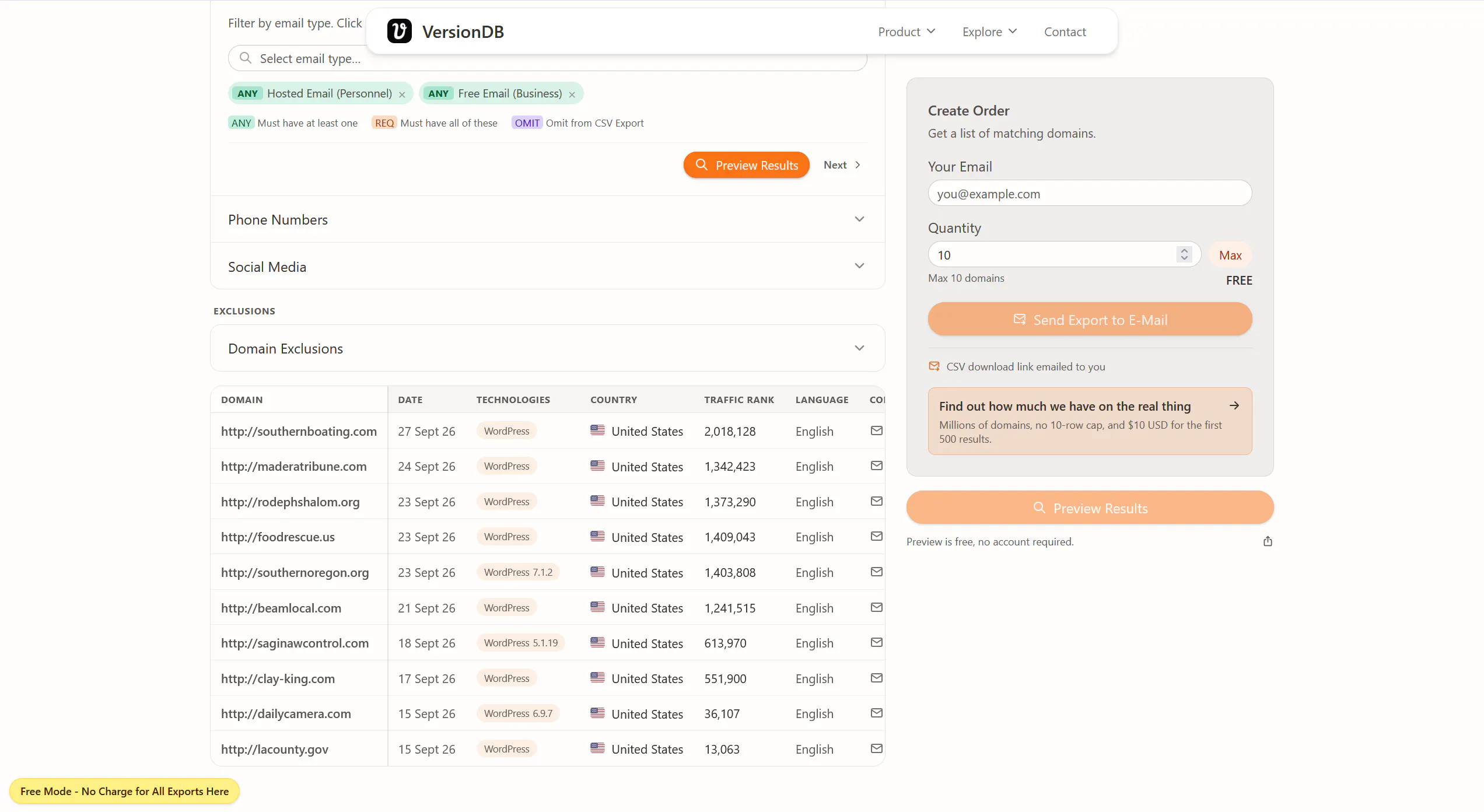 VersionDB gallery image
