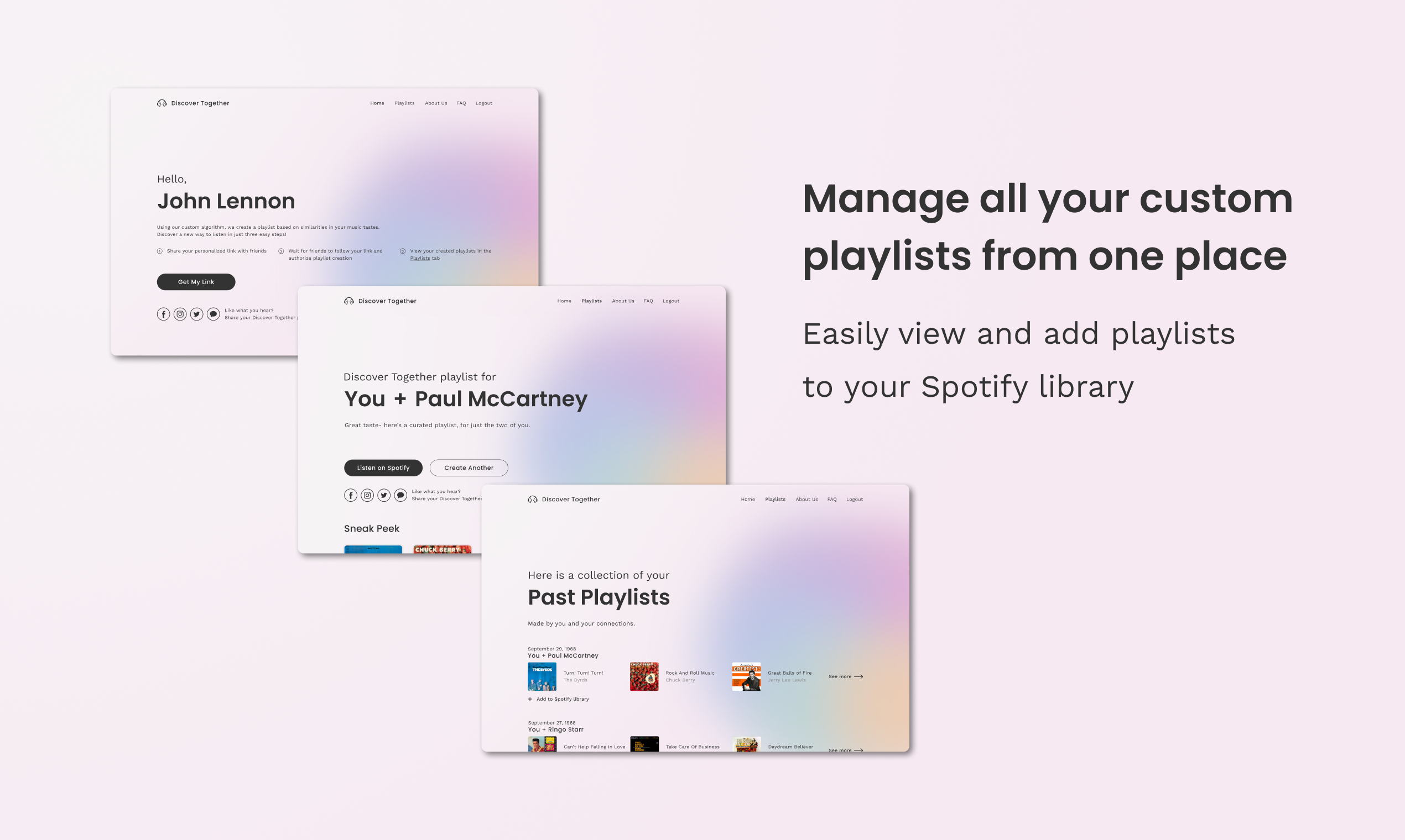 Spotify Discover Together gallery image