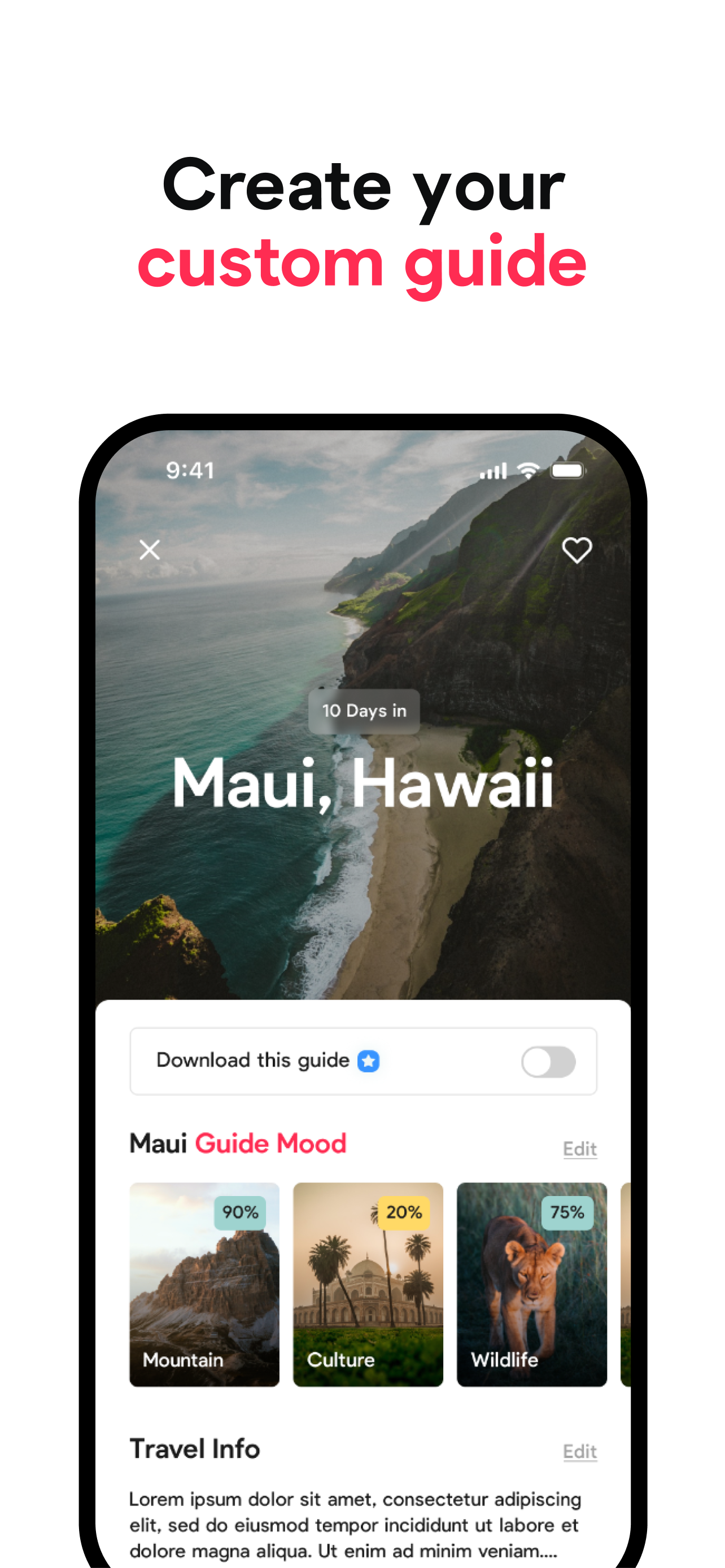 Sendai - AI Travel Planner App - Screenshot 5 showing product features and functionality