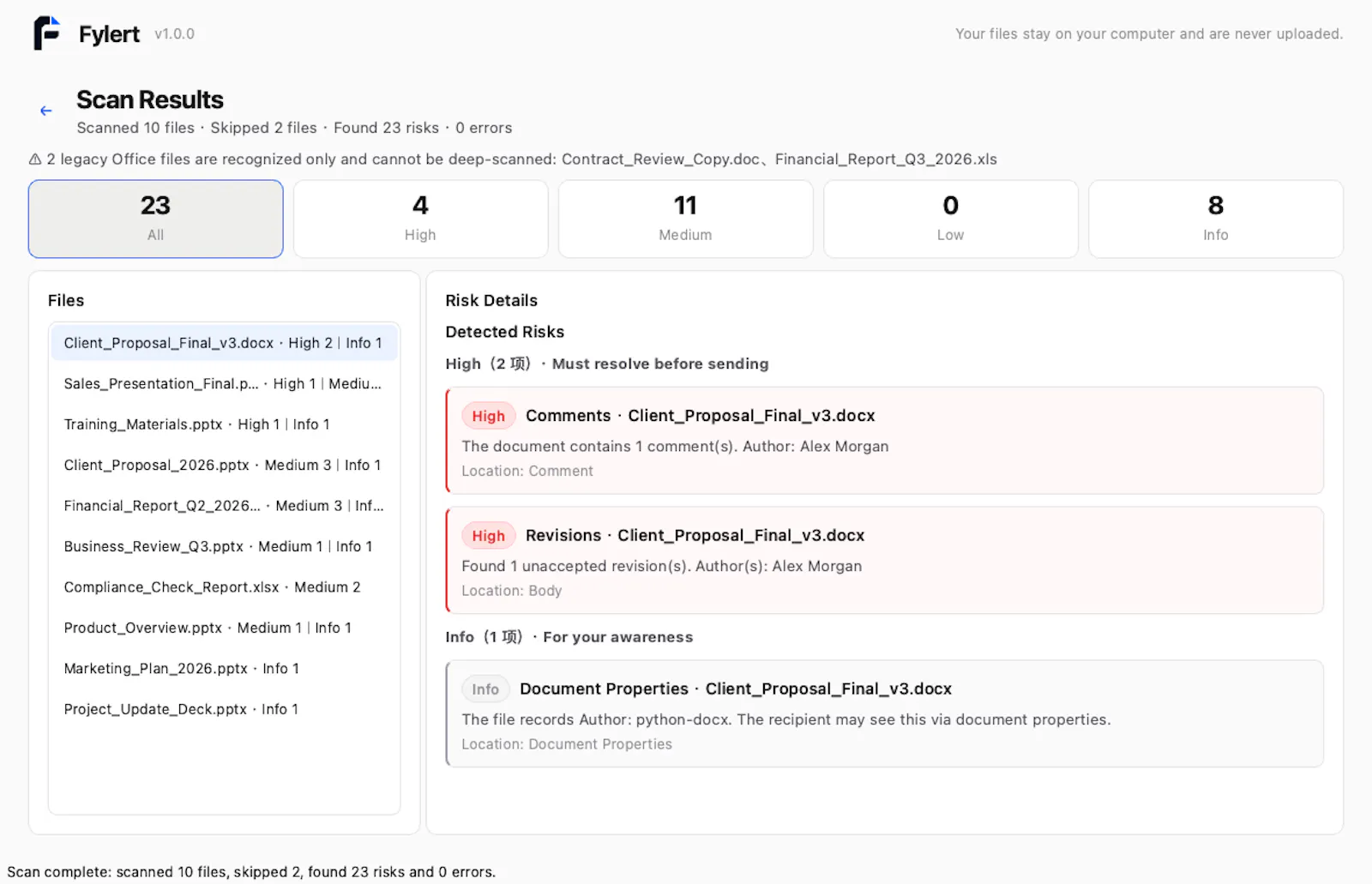 Fylert screenshot 4