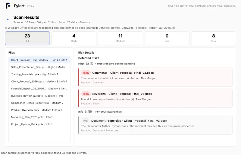 Fylert screenshot 4