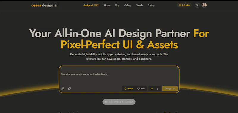 Text to editable UI designs in seconds screenshot 3