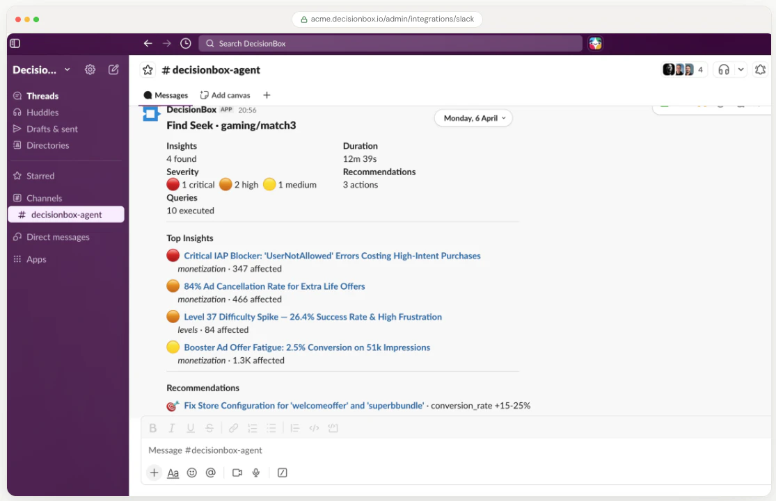 DecisionBox Enterprise screenshot 4