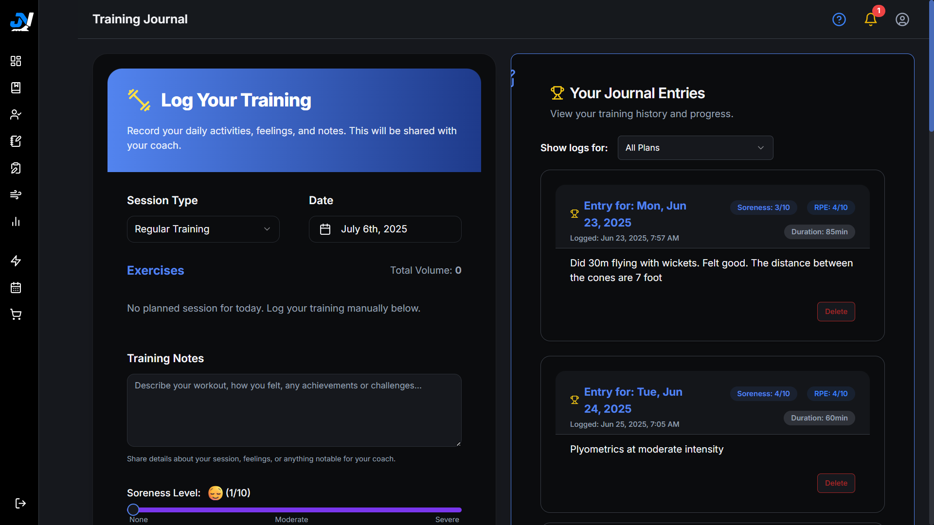 SpeedTrackr - Daha akıllı tren.Daha hızlı sprint.AI tarafından desteklenmektedir medya 3