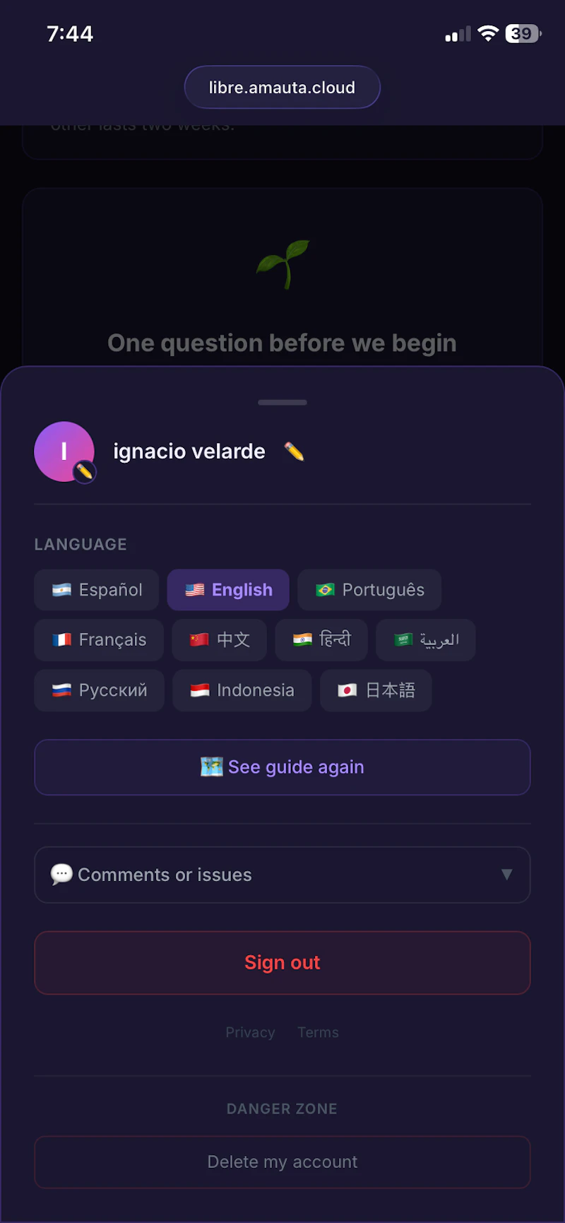 AMAUTA Libre screenshot 5