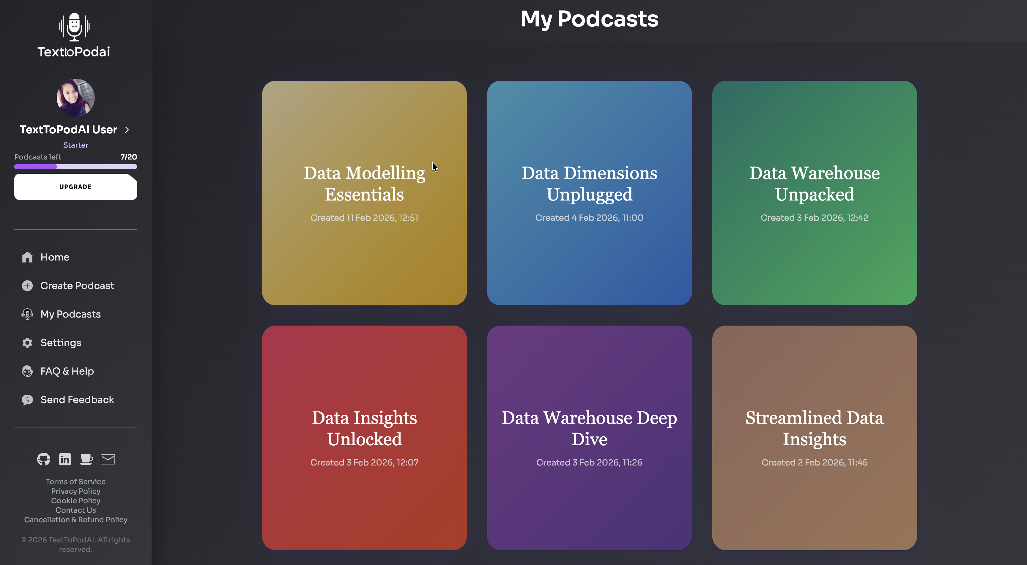 TextToPodAI - Screenshot 3 showing product features and functionality