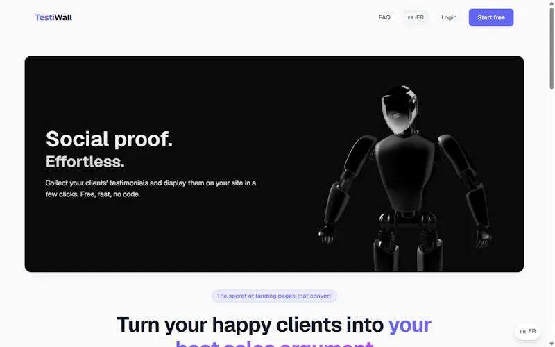 TestiWall screenshot 1