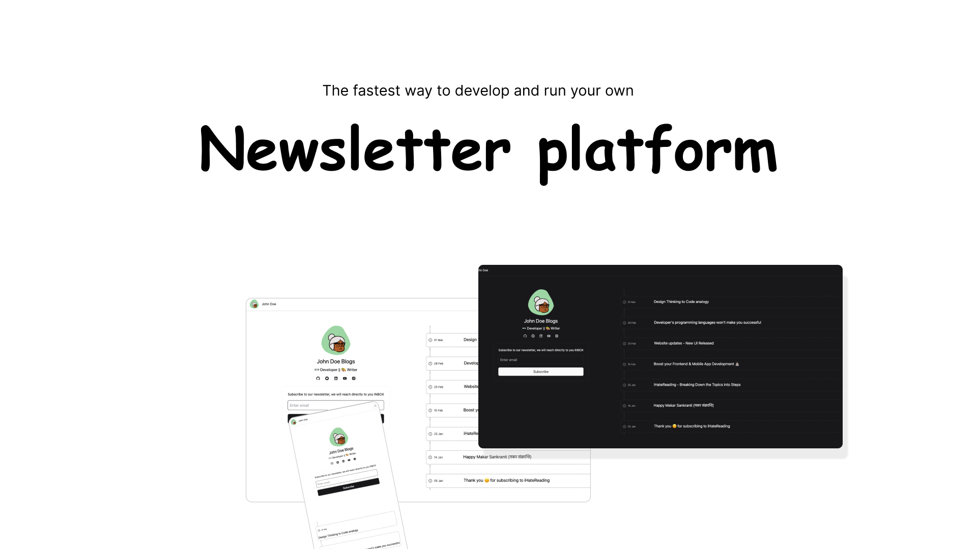 Newsletter Starter Kit Repository