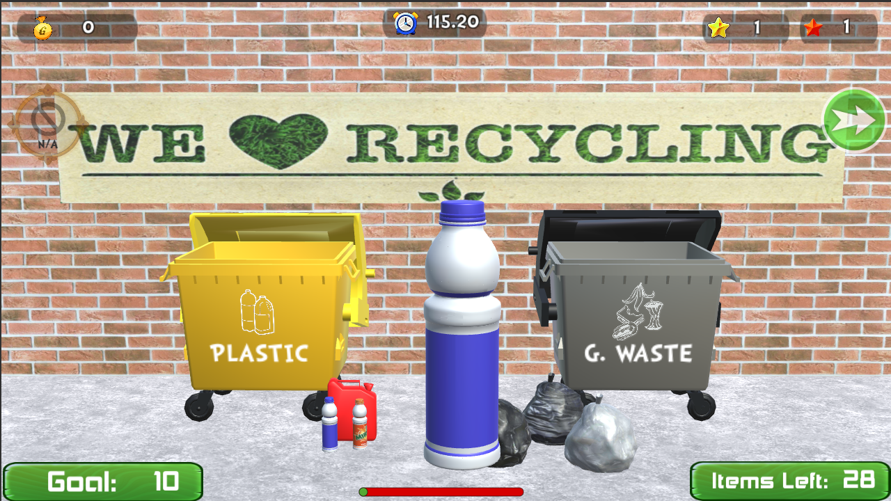 Educational Game - Recycle Free Throw Basketball gallery image