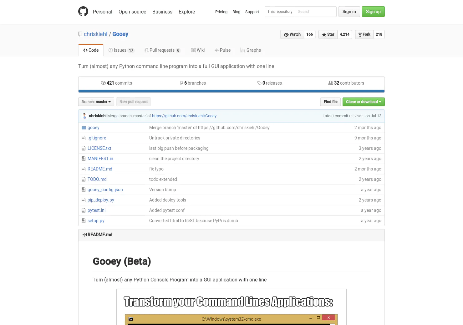 Gooey