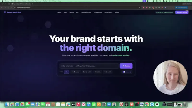 Domain Search King screenshot 1 (video preview)