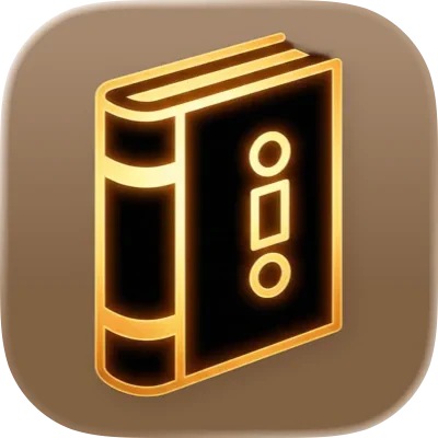 Bloox - an on-device-AI audiobook player logo