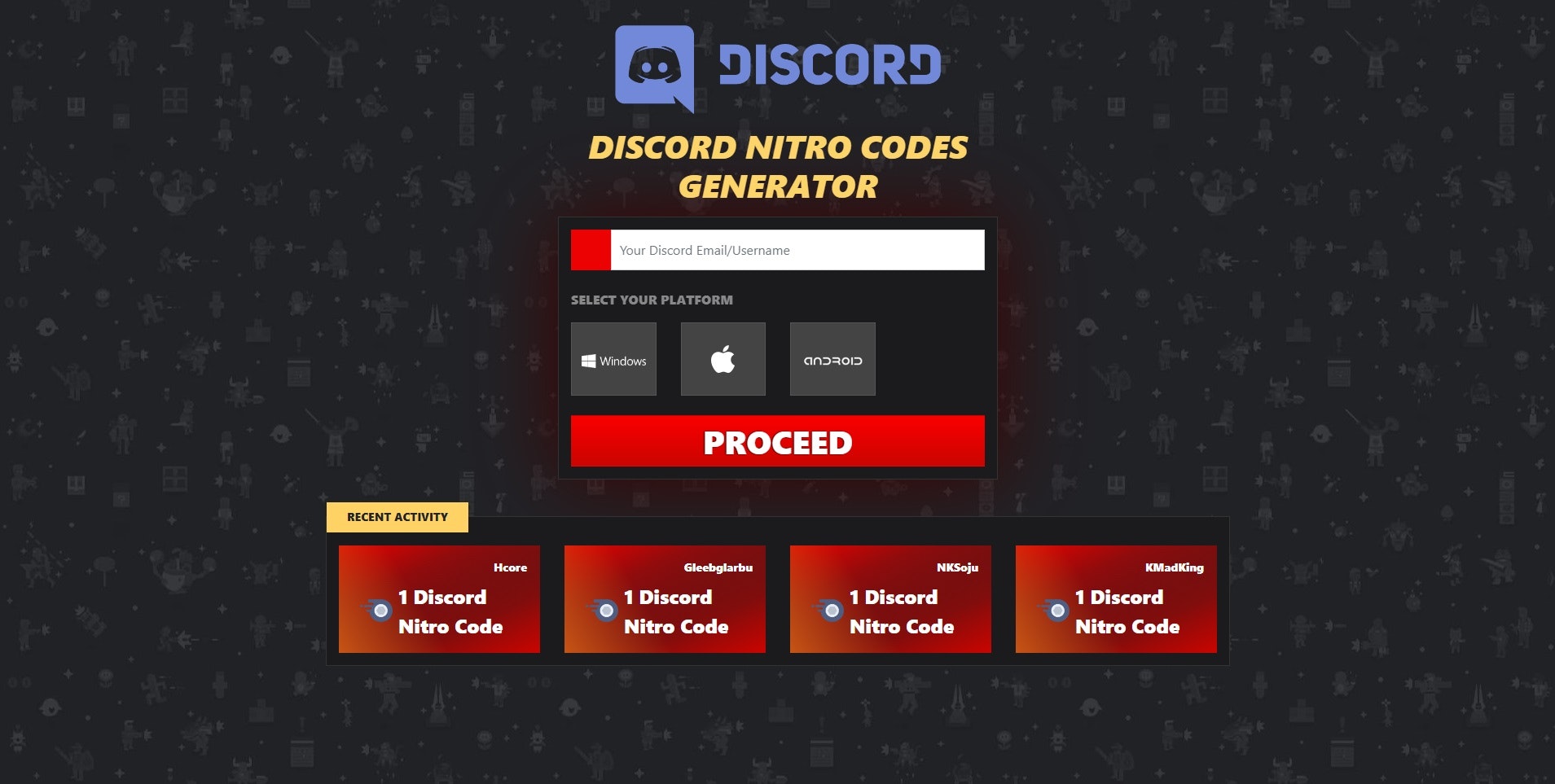 nitro discord codes generator