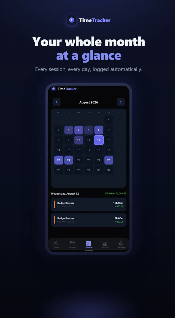 TimeTracker gallery image