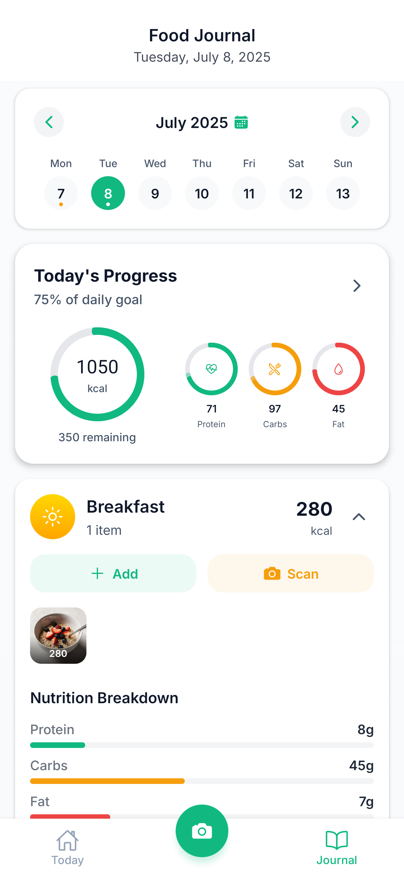 Kaloria - AI Calorie Tracker & AI Coach media 7