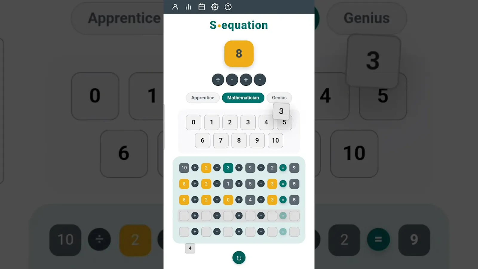 Sequation screenshot 1 (video preview)