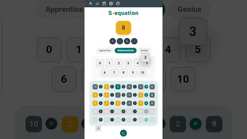 Sequation screenshot 1 (video preview)