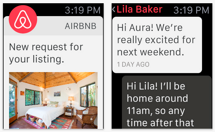 Airbnb for Apple Watch gallery image