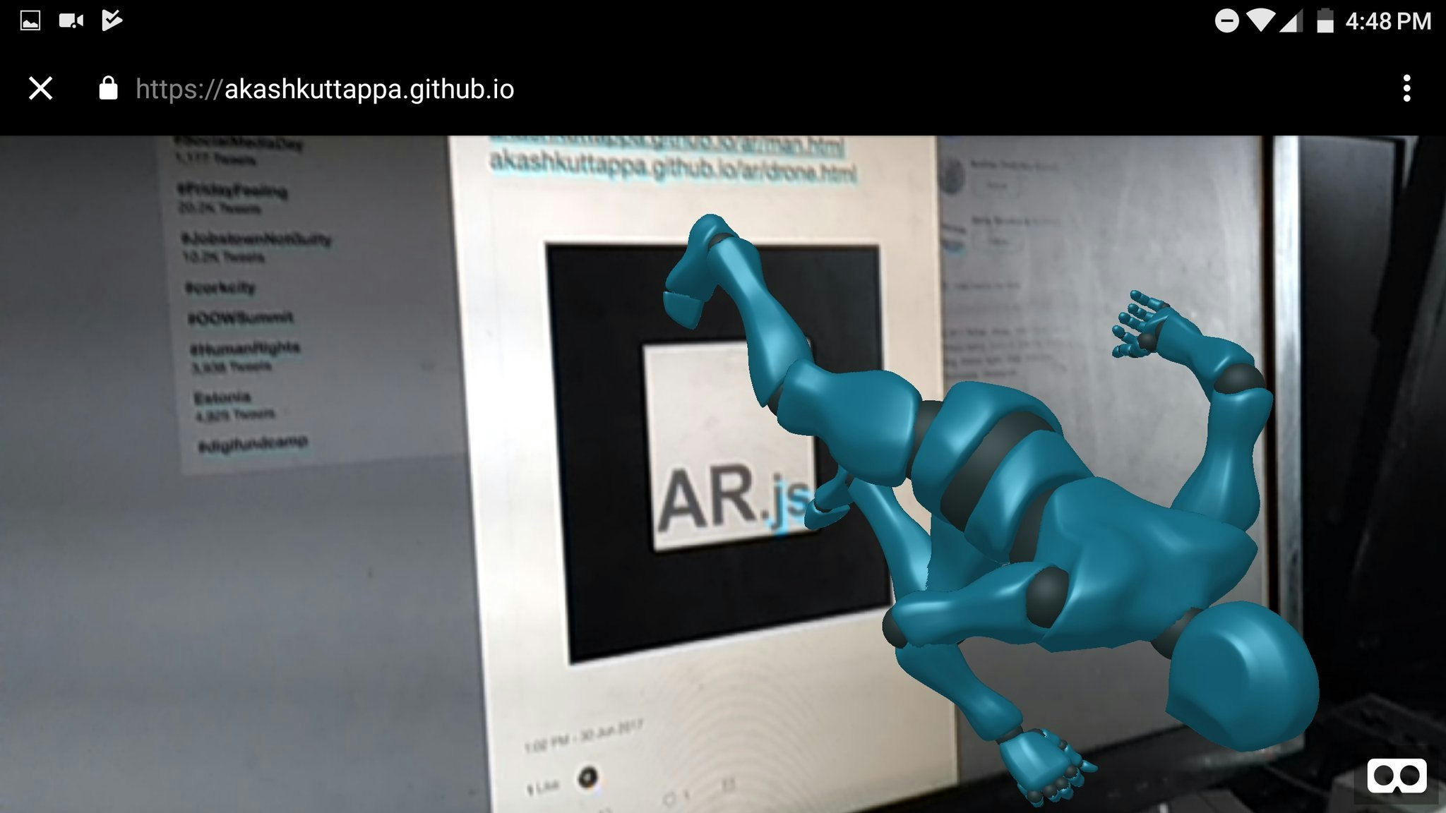 AR.js gallery image