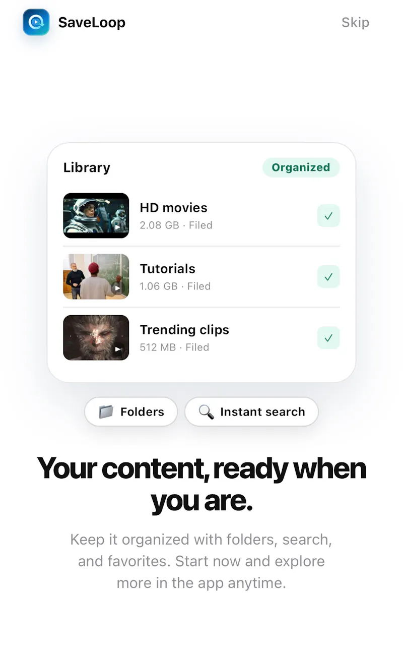 SaveLoop screenshot 4
