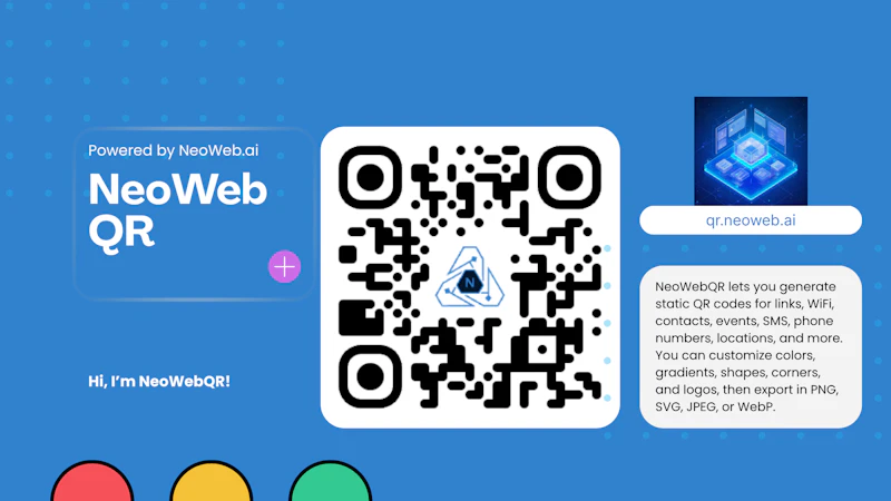 NeoWebQR screenshot 1