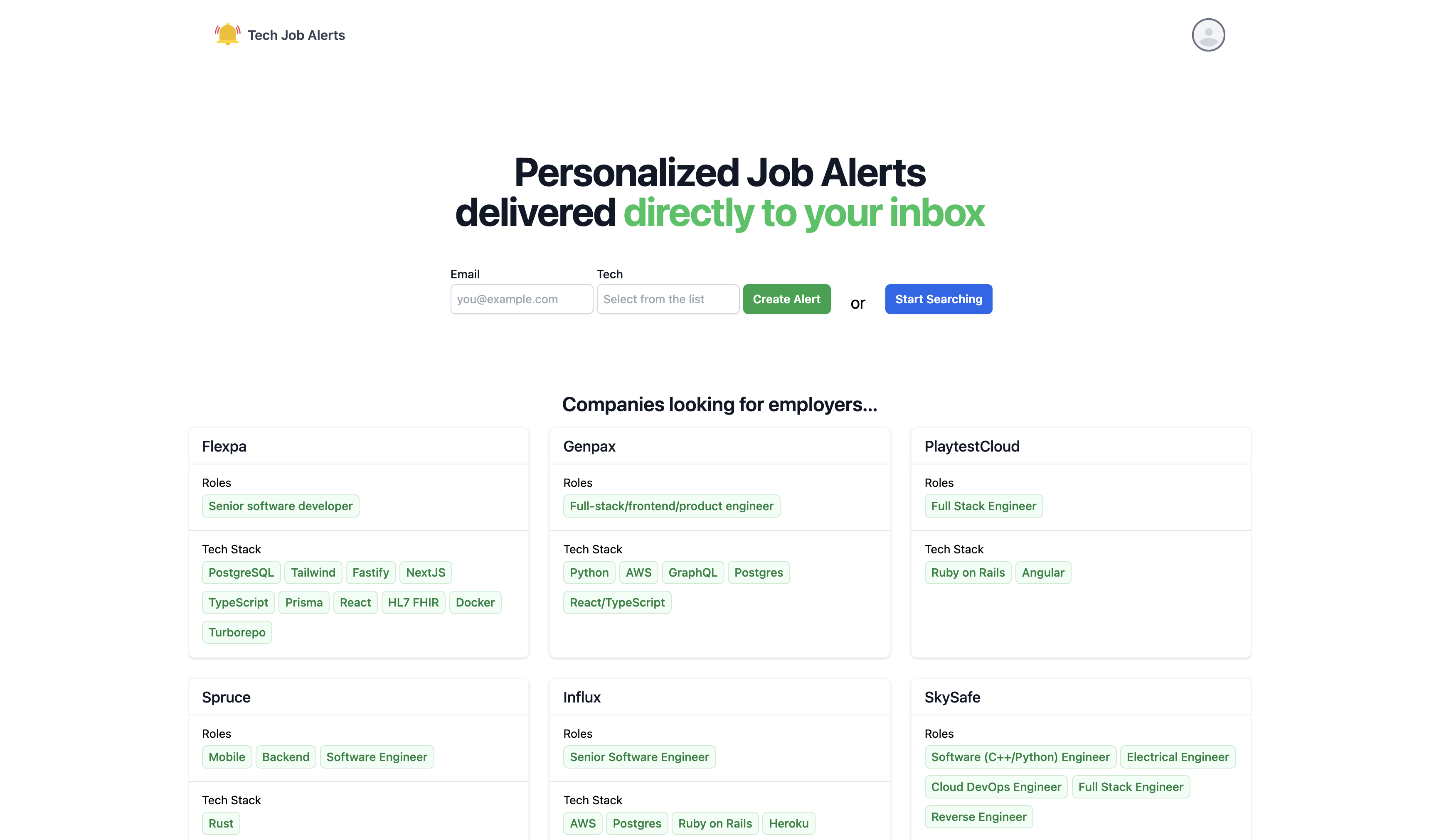 startuptile Tech Job Alerts-Get notified when the new Tech Jobs are published.