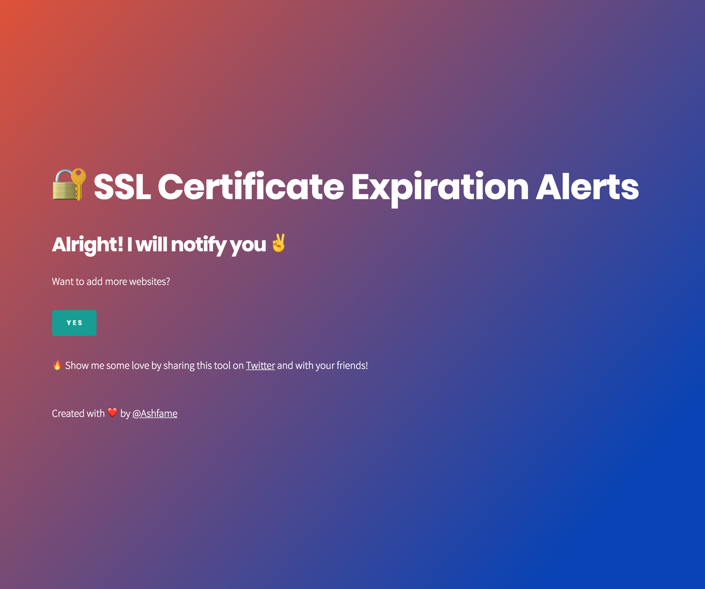 SSL Alerts Image