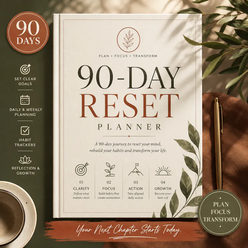 90-Day Life Reset Planner screenshot 2