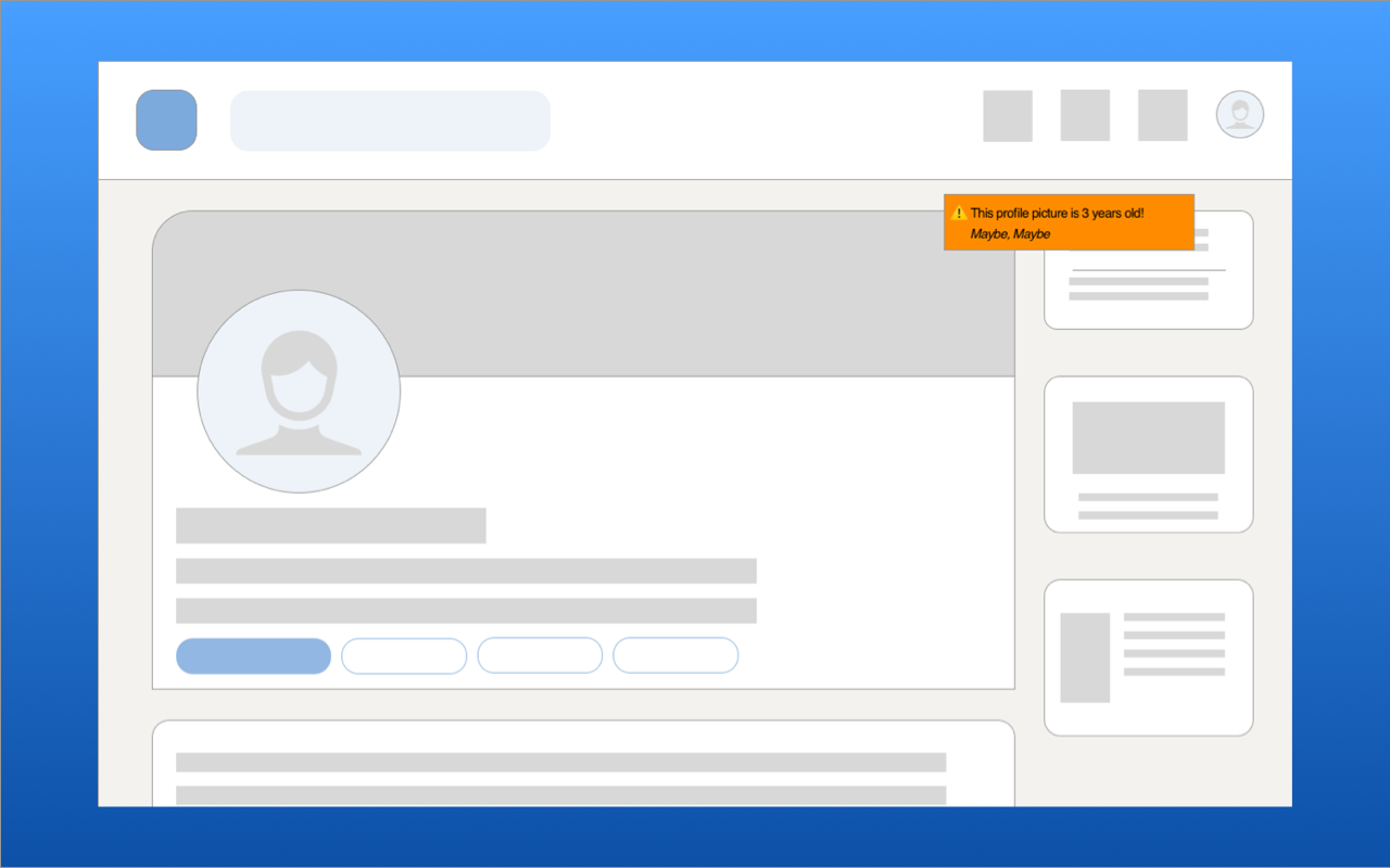 Inposter - プロフィール写真は年をとっていないからですが、人々はそうしますメディア4