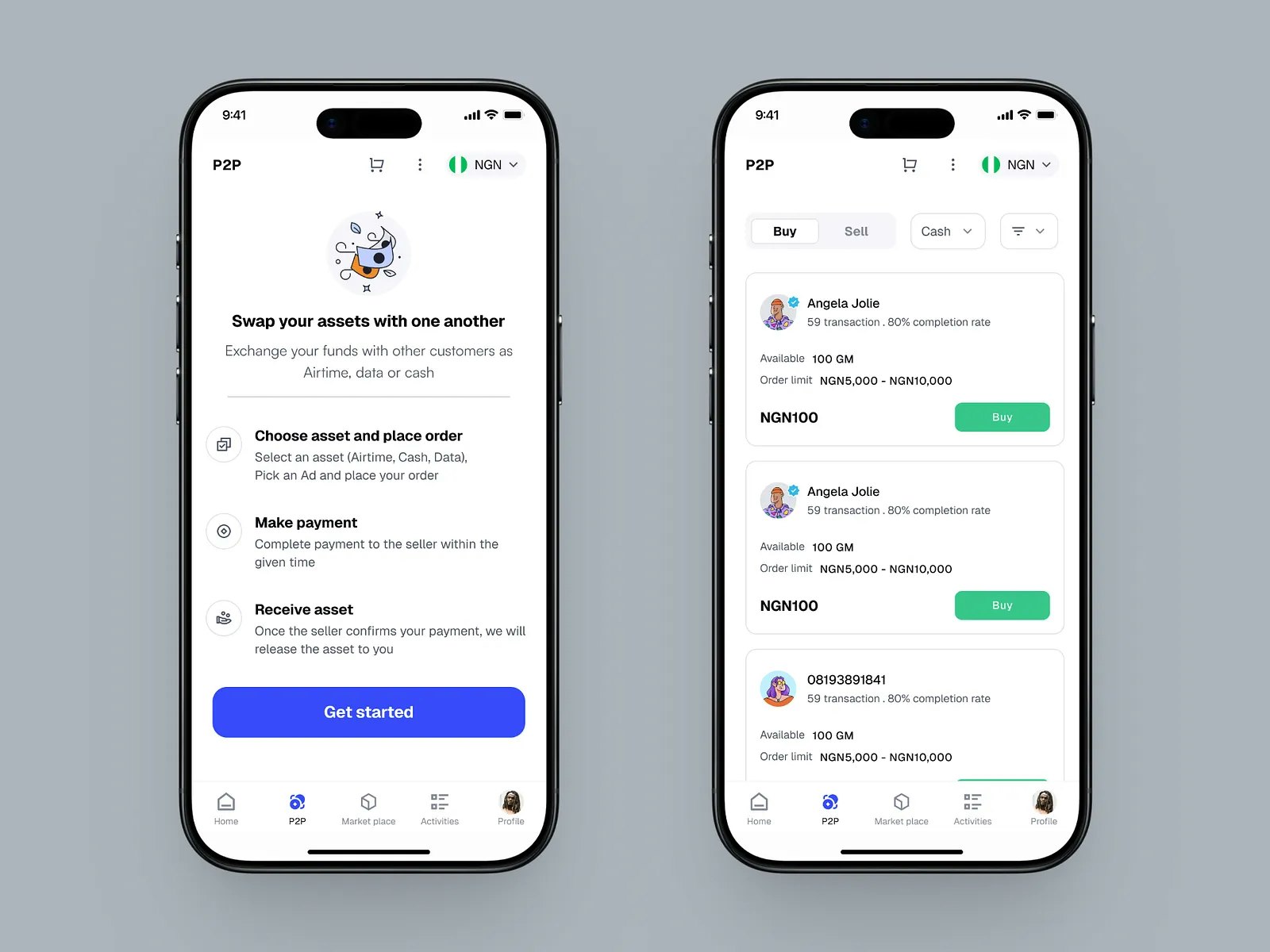 Paxful Clone Script - Screenshot 3 showing product features and functionality