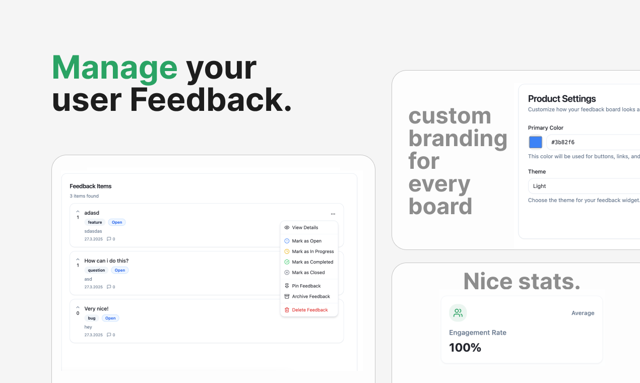 Feedback Hunter - Transform your user's feedback into product success media 3