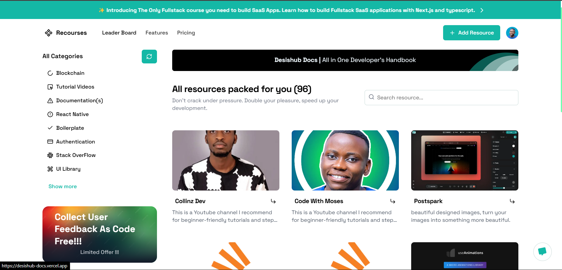 Developer Resources - built by developers, used by all media 2