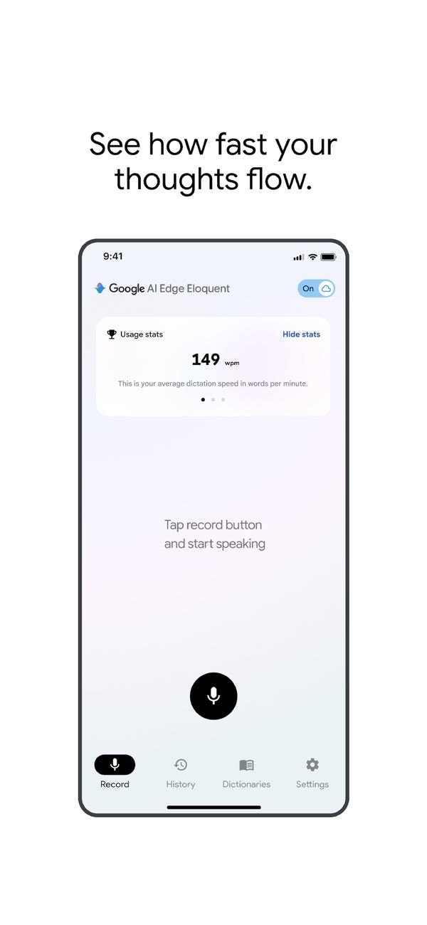 Google AI Edge Eloquent gallery image