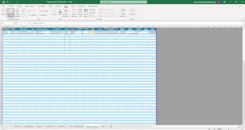 Project Control Toolkit PRO V2 screenshot 4