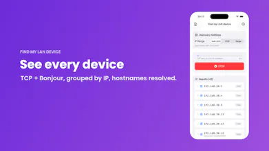 Find My LAN Device — network scanner gallery image