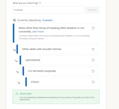 Customs duty estimator gallery image