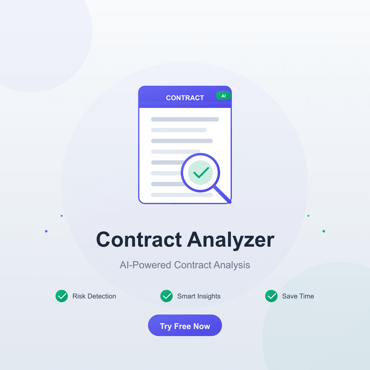 Contract Analyzer - Screenshot 4 showing product features and functionality