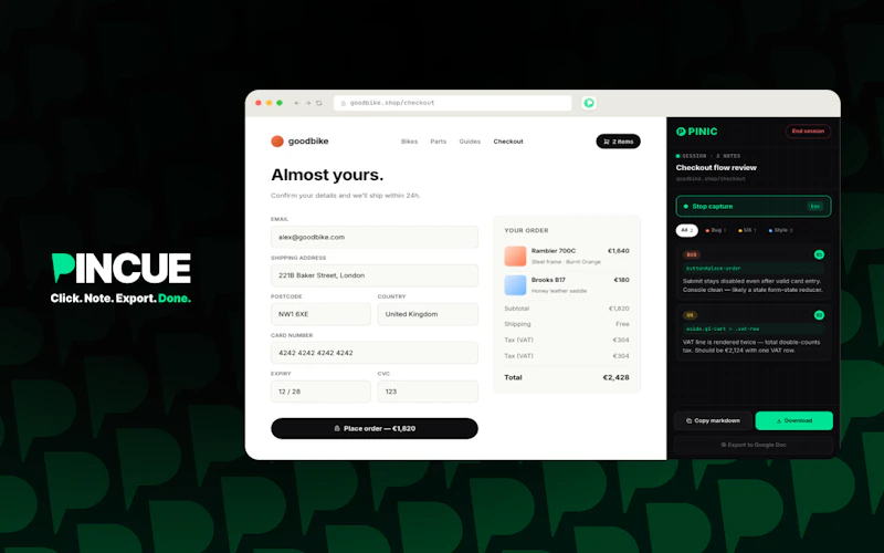 Pincue screenshot 2