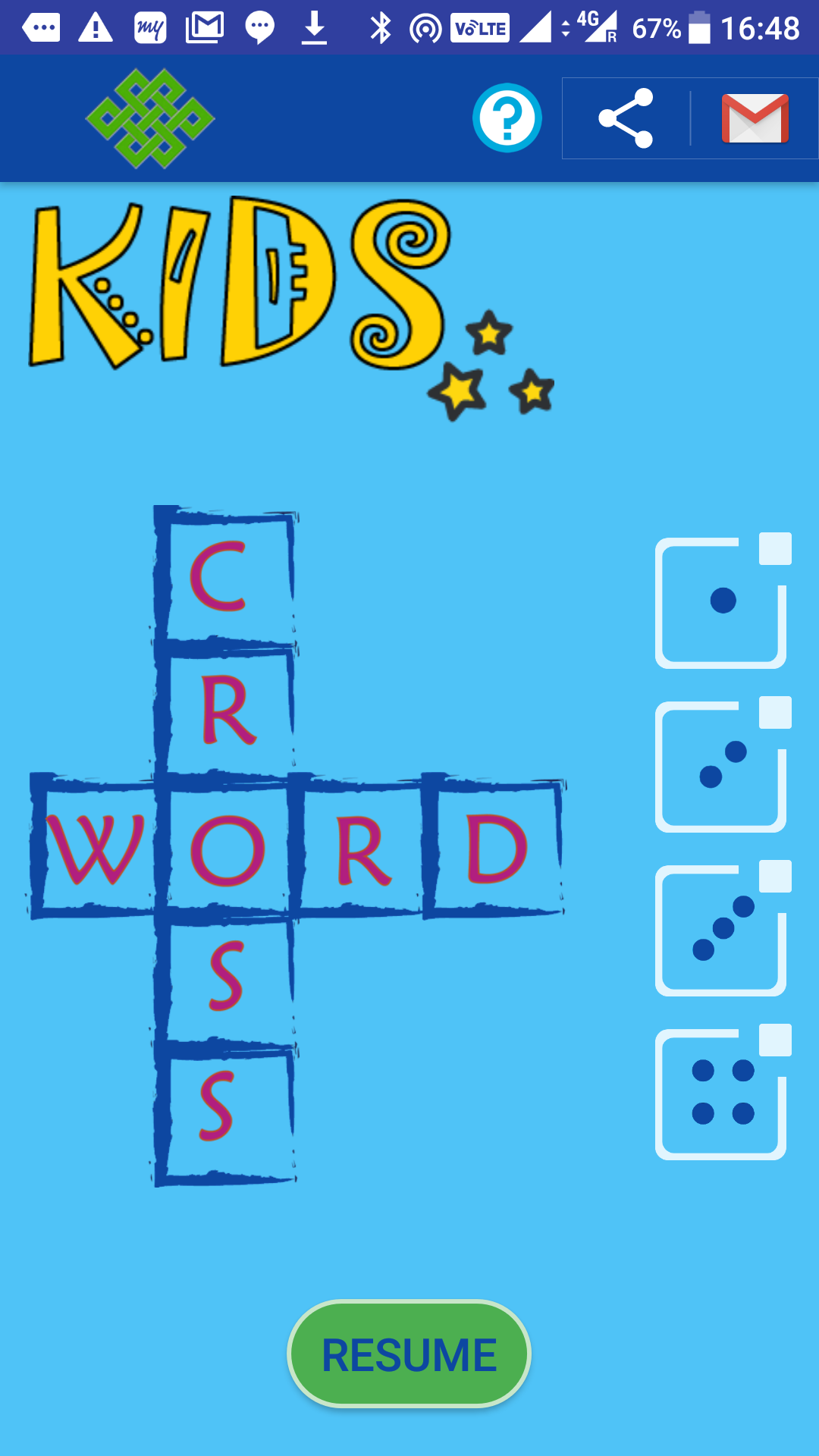 Kids crossword gallery image